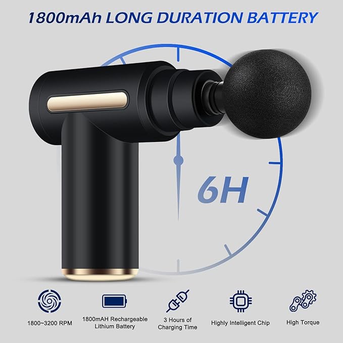 Massager Machine – massager machine body Vibrator Body Massager Massage Gun for Pain Relief Muscle Relaxation and Improved Circulation – Rechargeable and Portable